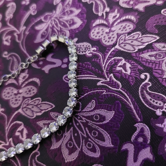 Silver Tennis Bracelet - Picture 11 of 14